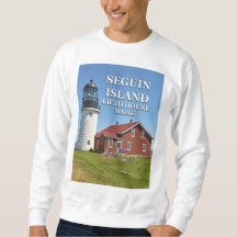 Farol de Seguin Island, Maine Sweatshirt