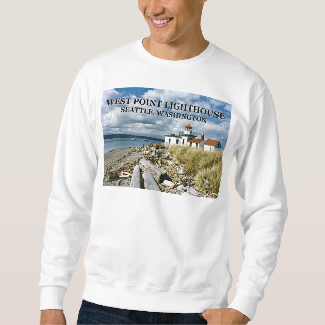 Moletom Farol de West Point, Washington Sweatshirt (Frente)