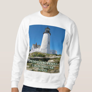 Moletom Farol do ponto de Pemaquid, Maine