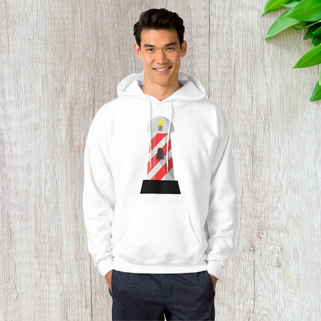 Moletom Farol Listrado de Vermelho e Branco (Criador carregado)