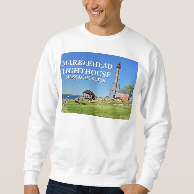 Moletom Farol Marblehead, Massachusetts Sweatshirt (Frente)
