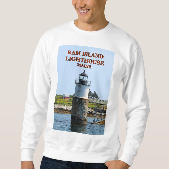 Moletom Farol Ram Island, Maine Sweatshirt (Frente)