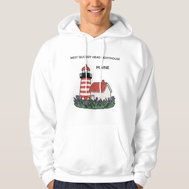 MOLETOM FAROL WEST QUODDY HEAD, MAINE (Frente)