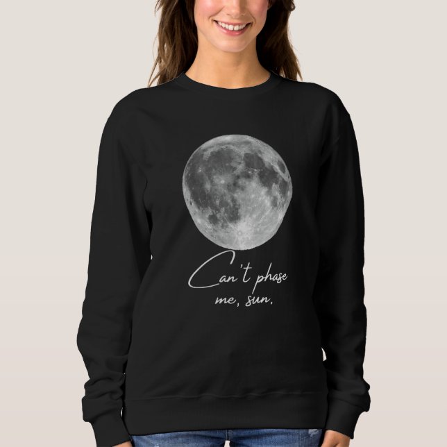 Moletom Fase Cant Me Sun Moon Phases Piada (Frente)