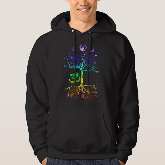 Moletom Fases da Árvore da Vida Om Chakra (Frente)