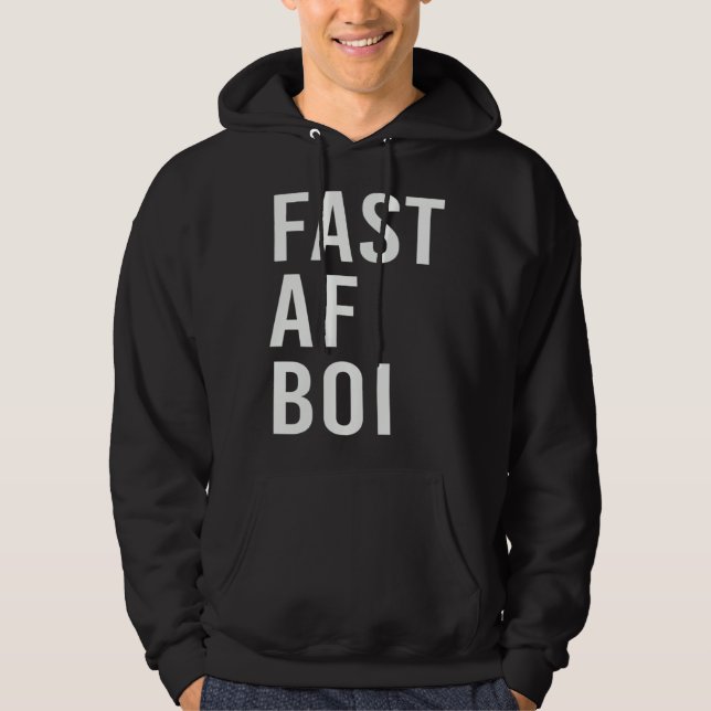 Moletom Fast AF Boi Meme Streetwear (Frente)