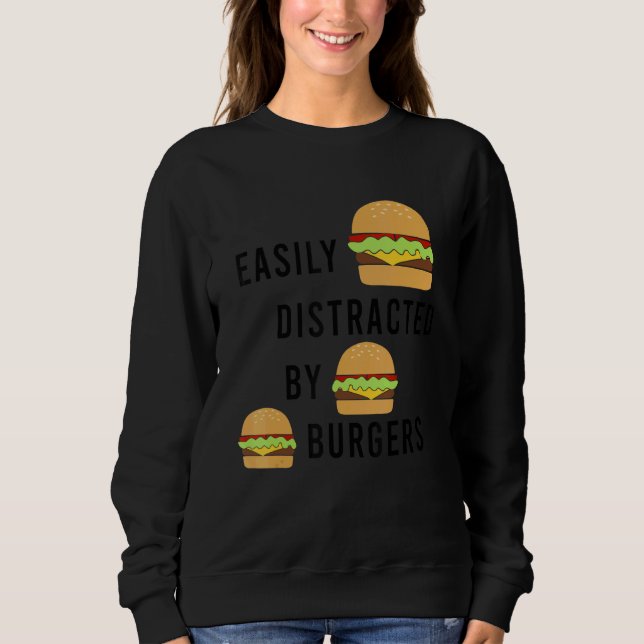 Moletom Fast Food Chef   Quote Burger Eating (Frente)