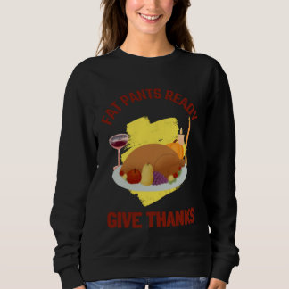 MOLETOM FAT PANTS READY GIVE THANKS THANKSGIVING HOLIDAY