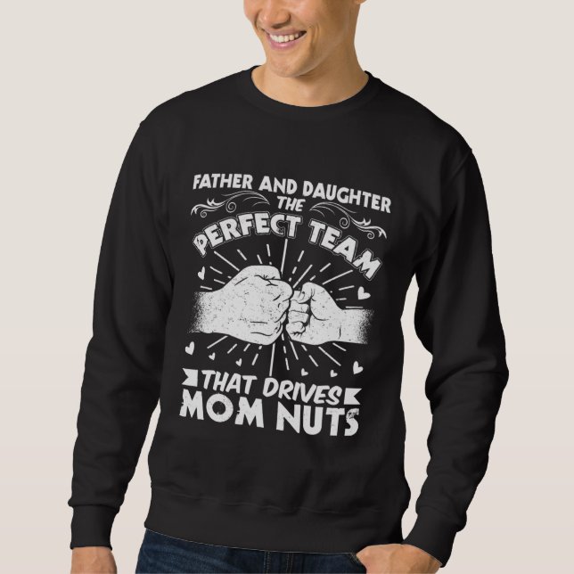 Moletom Father And Daughter Partnerlook Dad Father s Day Q (Frente)