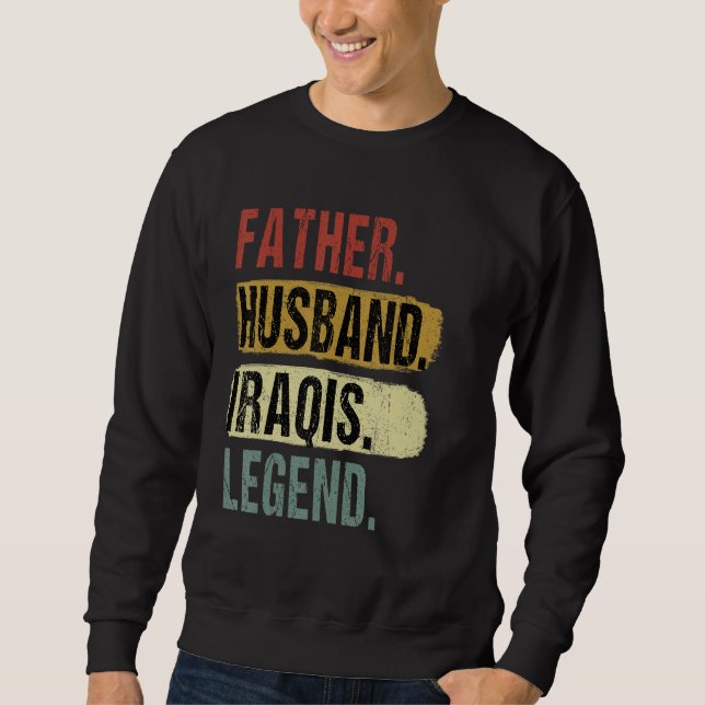 Moletom Father Husband Iraqis Legend Iraq Dad Father s Day (Frente)