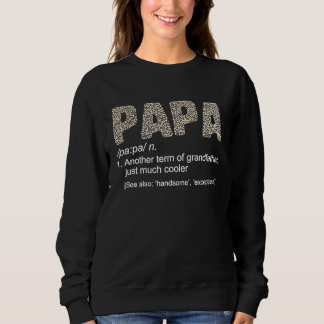 Moletom Fathers Day Papa Definition Grandpa Cool Grandfath