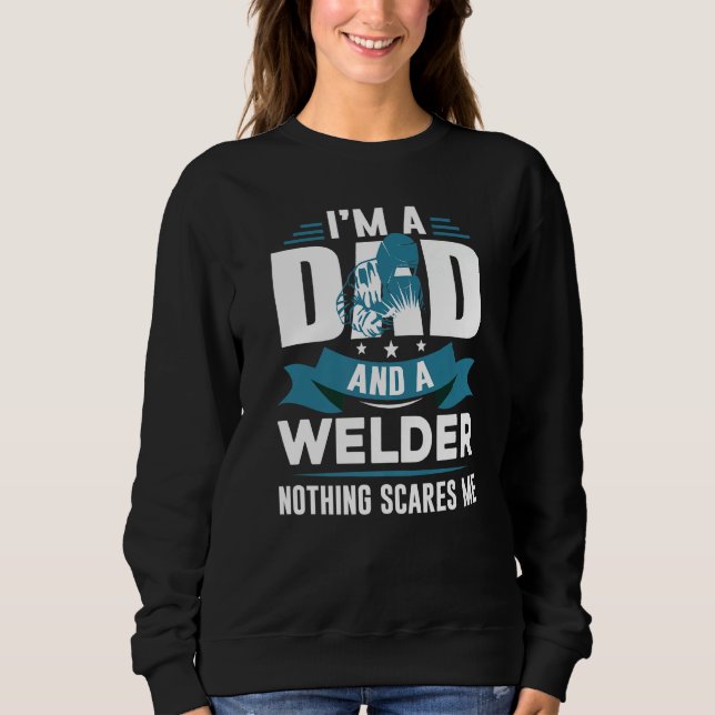 Moletom Father's Day  USA Patriotic Welder Dad (Frente)