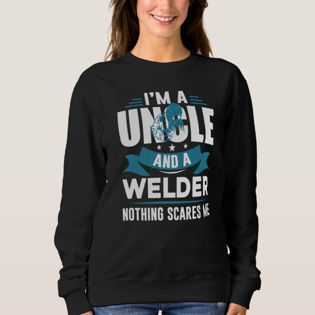 Moletom Father's Day  USA Patriotic Welder Uncle (Frente)