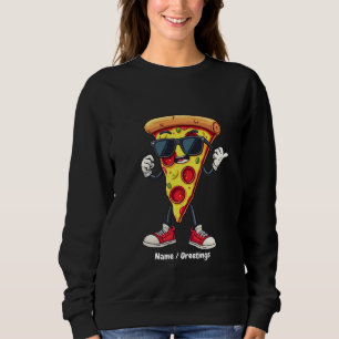 Moletom Fatia de Pizza Dançante Um Design Divertido e Deli