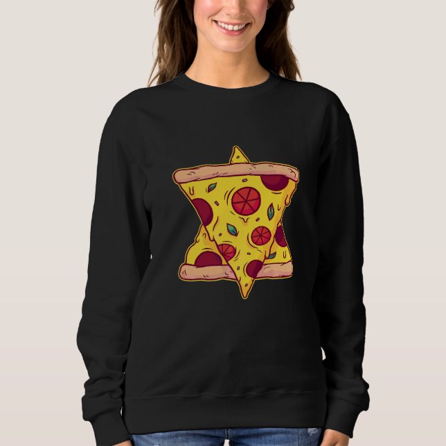 Moletom Fatias de pizza pentagrama   (Frente)