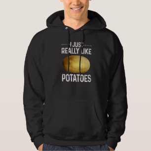 Moletom Fato de Legume Batata Eu Só Gosto Muito de Batata