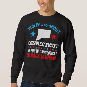 Moletom Fatos Divertidos Sobre O Connecticut Sem Divertime