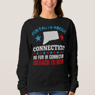 Moletom Fatos Divertidos Sobre O Connecticut Sem Divertime