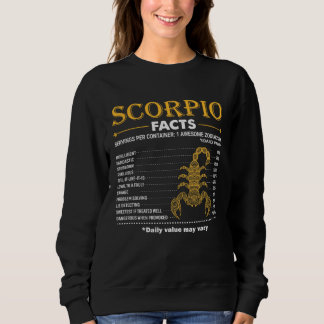 Moletom Fatos do Signo Escorpião Outubro Novembro