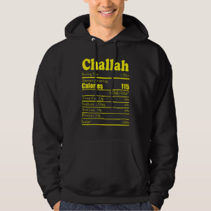 Moletom Fatos Nutricionais do Challah Dia de Ação de Graça