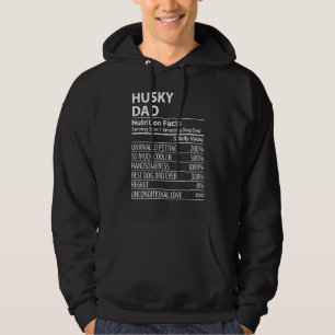 Moletom Fatos Nutricionais do Husky Dad Dono de Cachorro
