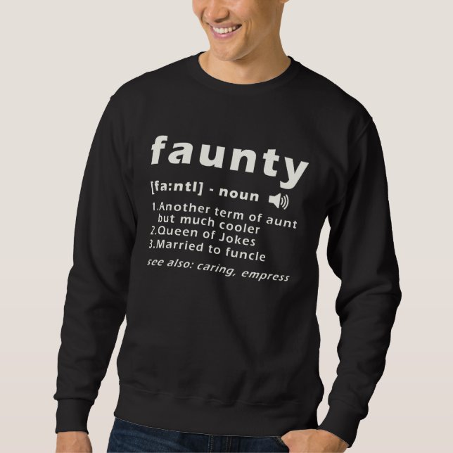 Moletom Faunty Fun Aunt (Frente)