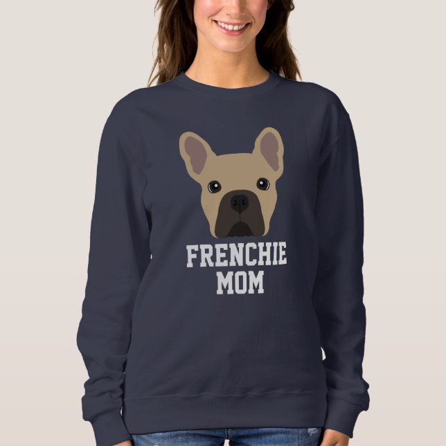 Moletom Fawn Colorida Frenchie Dog Mãe (Frente)