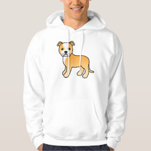 Moletom Fawn E White Staffordshire Bull Terrier Dog