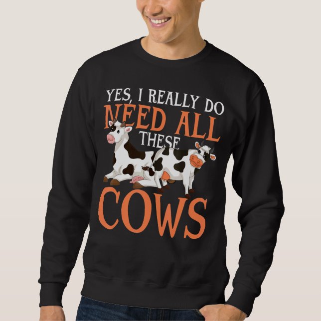 Moletom Fazenda Animal Farmer Sim Eu Realmente Preciso De  (Frente)