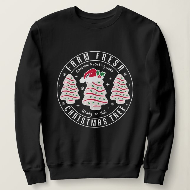 Moletom Fazenda de Natal fresco | Farmhouse Rustic Holiday (Frente do Design)