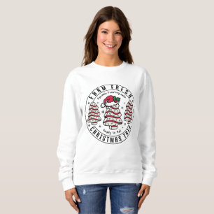 Moletom Fazenda de Natal fresco Farmhouse Rustic Holiday