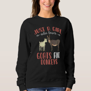 Moletom Fazendeiro Burro Fazenda Animal Meninas Animal Mu