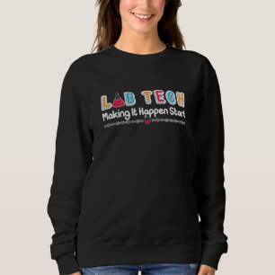 Moletom Fazer técnico do laboratório Acontece com o técnic