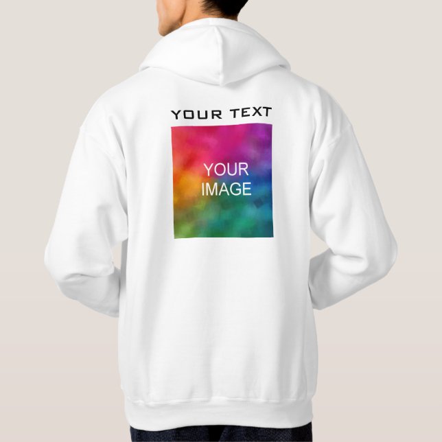 Moletom Fazer Upload de Imagem de Fotografia do Back-Desig (Verso)