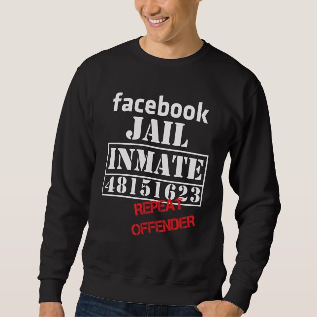 Moletom Fb Jail Inmate Repeat Offender Liberal 48151623 (Frente)