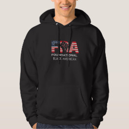 Moletom FBA Bandeira Americana Fundacional Preto Americano