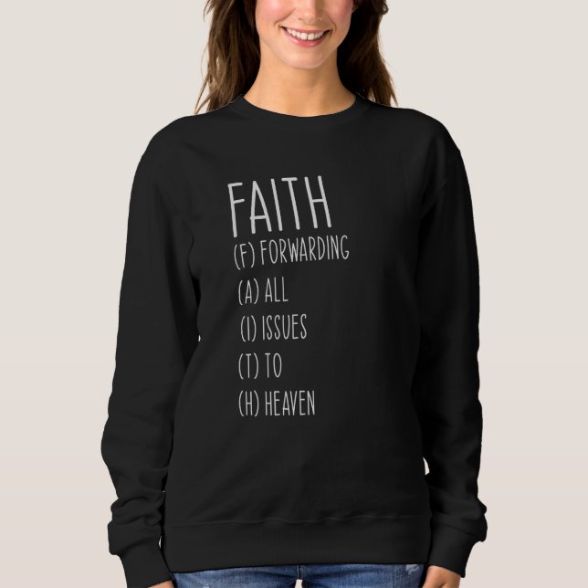 Moletom Fé Religiosa Crença Cristã Inspiradora C (Frente)