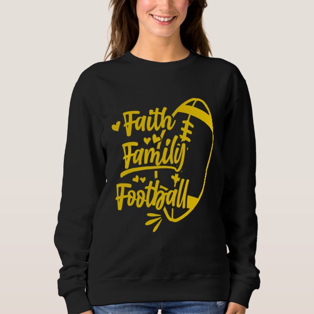 Moletom Fé Religiosa Família Futebol 1 (Frente)