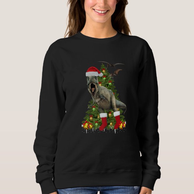 Moletom Fearless Christmas Dinosaur (Frente)