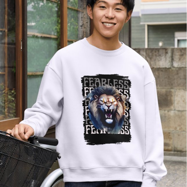 Moletom Fearless Roar – Bold Lion  (Criador carregado)