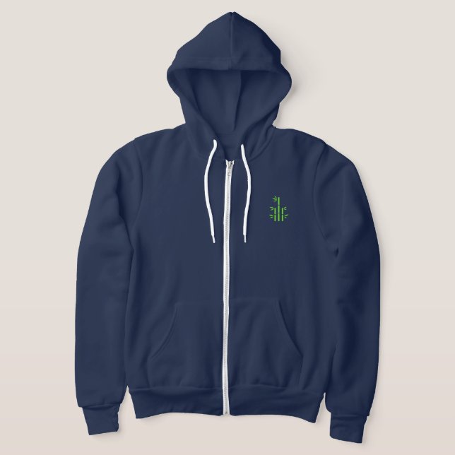 Moletom Fecha o zíper(Navy Vivid) (Postura )