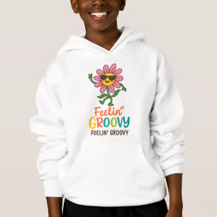 Moletom Feelin’ Groovy Retro Floral Infantil