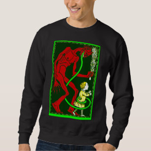 Moletom feio campeão de natal krampus