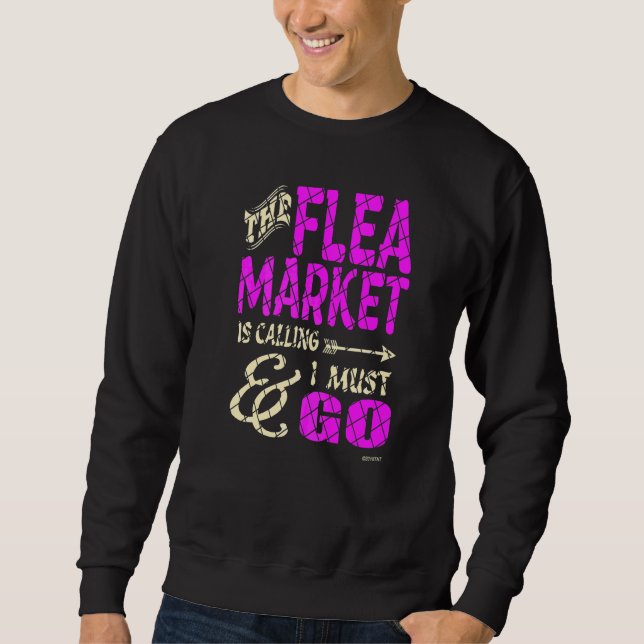 Moletom Feira de Pulgas Está Chamando (Frente)