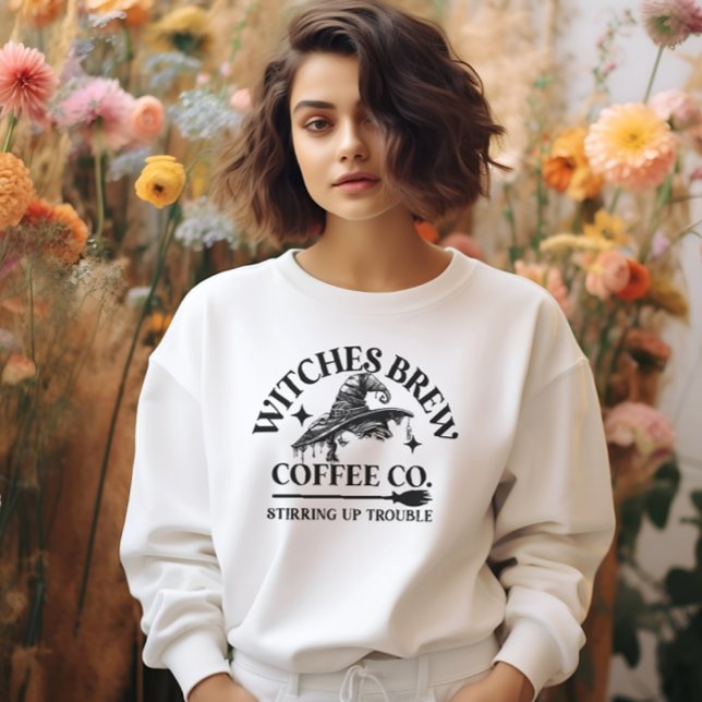 Moletom Feiticeiras assustadoras do Halloween Brew Mulhere (Criador carregado)