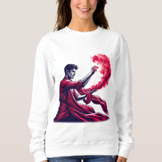 Moletom Feiticeiro Vermelho - Magia da Chama Carmesim Míst