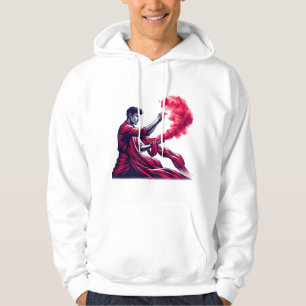 Moletom Feiticeiro Vermelho - Magia da Chama Carmesim Míst