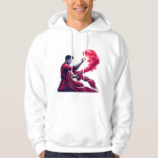 Moletom Feiticeiro Vermelho - Magia da Chama Carmesim Míst