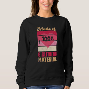 Moletom Feito de 100% de material de Namorada - Vista mete