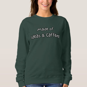 Moletom feito de ideias e cafeína